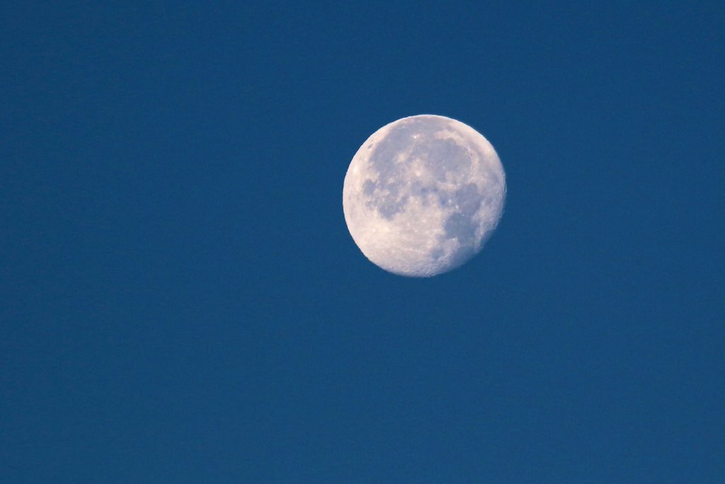 Foto de la Luna tomada desde Arenys de Munt, Barcelona
