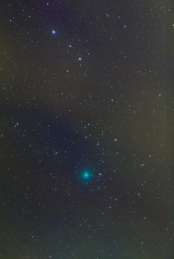 Imagen del Cometa 46P/Wirtanen tomada el 2 de noviembre