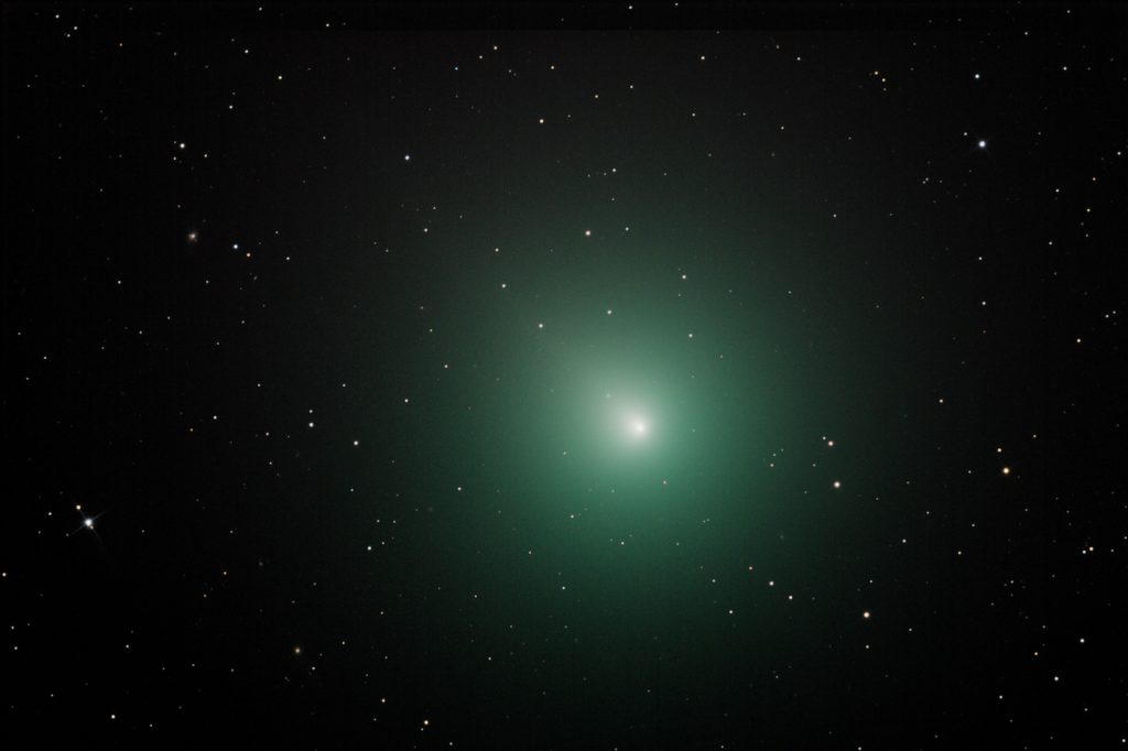 Imagen del Cometa 46P/Wirtanen tomada desde Nuevo México, Estados Unidos