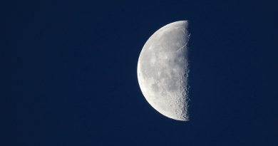 Foto de la Luna tomada desde Arenys de Munt, Barcelona