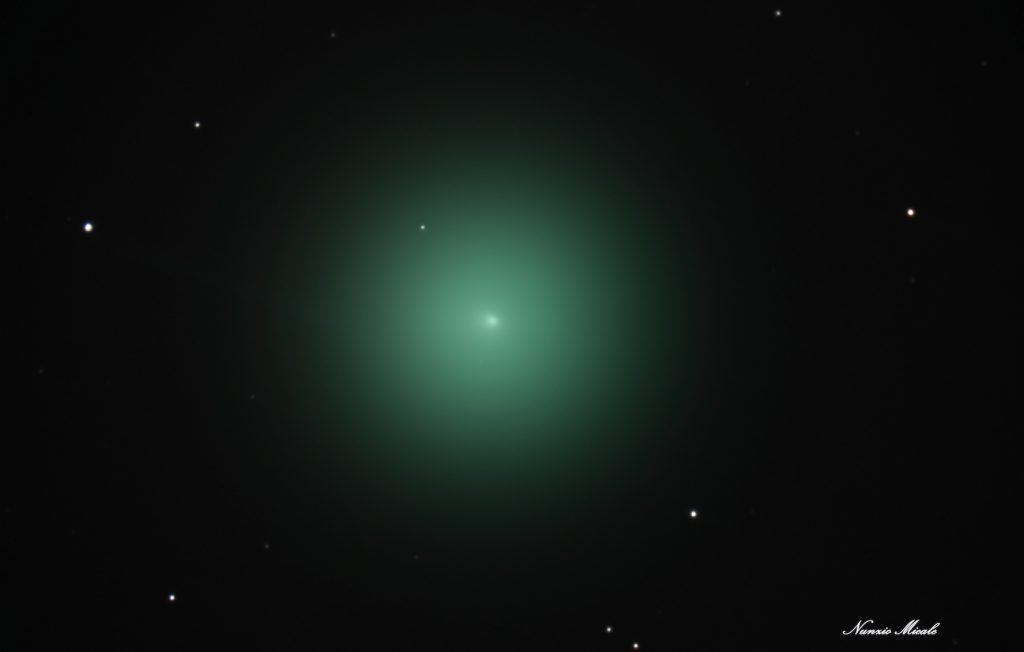 Imagen del Cometa 46P/Wirtanen tomada desde Corato, Italia