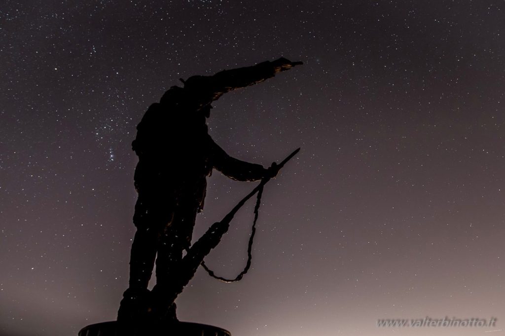 Imagen del Cometa 46P/Wirtanen tomada desde Possagno, Italia