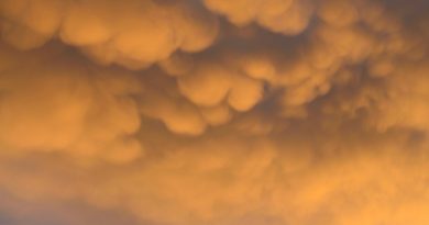 Nubes mammatus fotografiadas desde Grimes, California