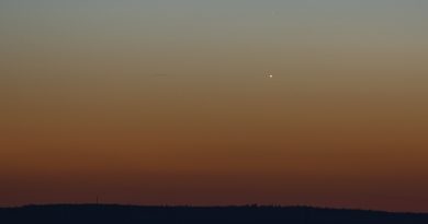 Fotografía de Mercurio tomada desde Sajonia, Alemania