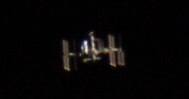 Imagen de la Estación Espacial Internacional tomada el 11 de febrero