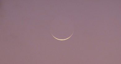 Imagen de la Luna menguante tomada desde Zimbabue