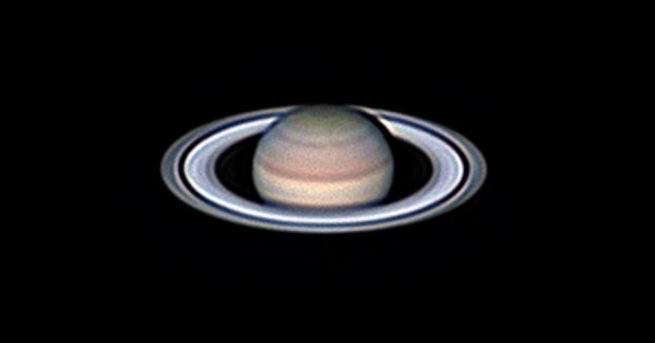 Imagen de Saturno tomada el 19 de abril de 2019
