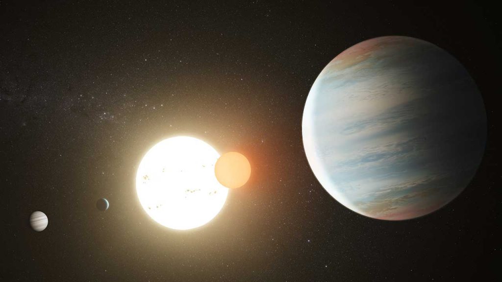Descubren un tercer planeta en el sistema Kepler-47