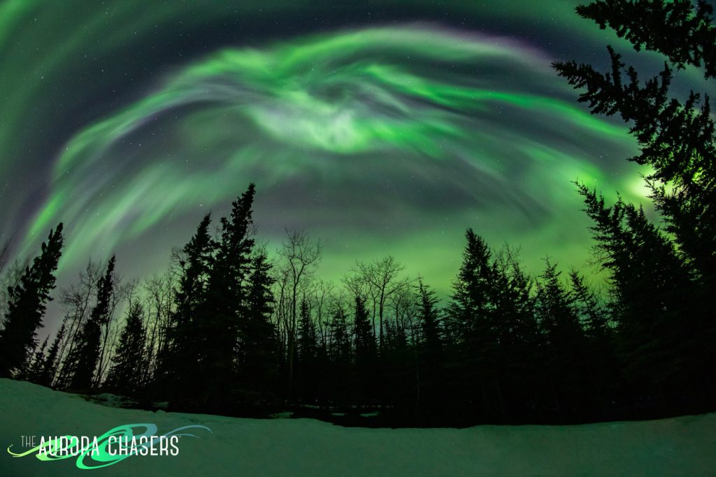 Auroras boreales fotografiadas desde Alaska