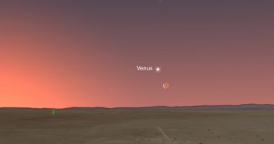La conjunción de la Luna y Venus será visible antes de la salida del Sol el 2 de abril