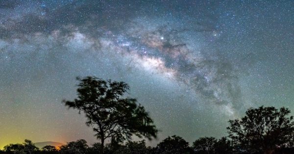 La Vía Láctea fotografiada desde Hawái