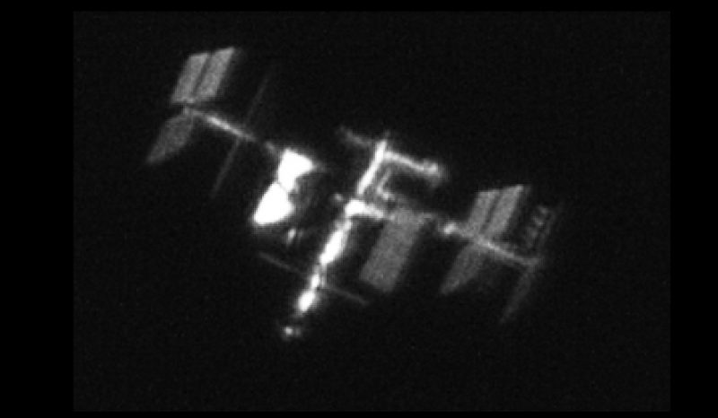 Imagen de la Estación Espacial Internacional tomada el 22 de mayo