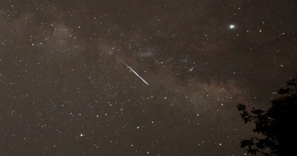 Imagen de un meteoro tomada desde Nuevo México, Estados Unidos