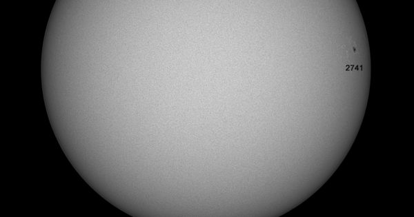 Imagen del Sol tomada el 17 de mayo de 2019