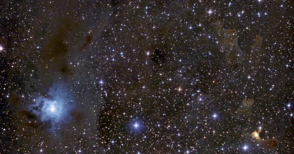 Imagen de la Nebulosa Iris (NGC 7023) tomada desde Àger, Lleida