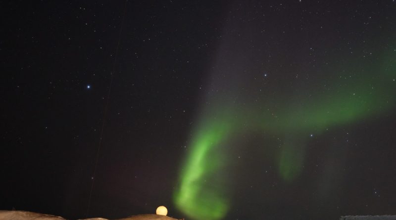 Auroras australes fotografiadas desde la Antártida (29-mayo)