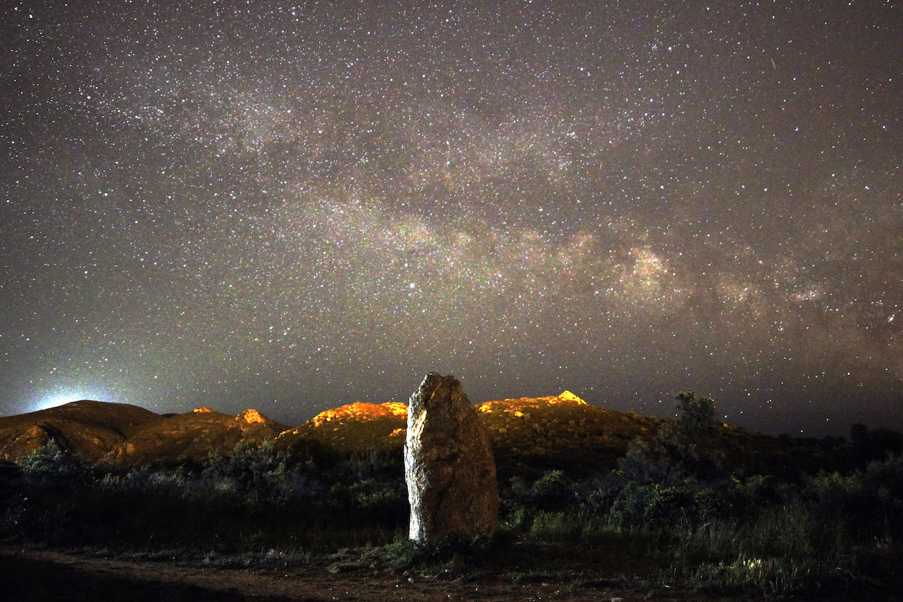 La Vía Láctea fotografiada desde Roses, Girona, España