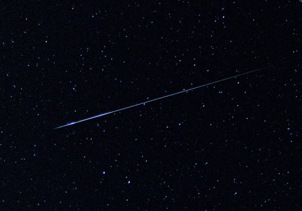 Fotografía de un meteoro tomada desde Kentucky, Estados Unidos