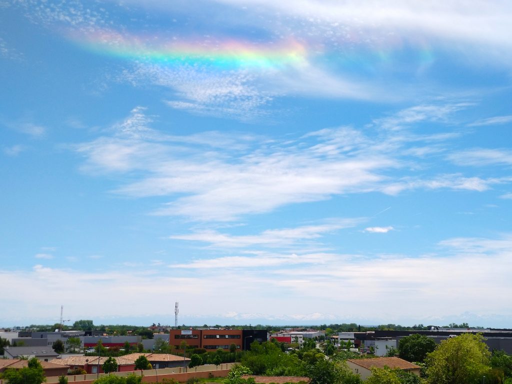 Arco circunhorizontal fotografiado desde Colomiers, Francia