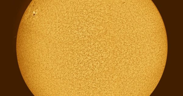 Imagen del Sol tomada el 5 de mayo de 2019