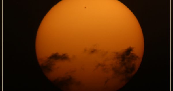 Imagen del Sol tomada desde Bursa, Turquía