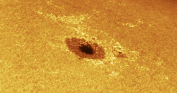 Imagen de la región activa 2740 tomada desde Malasia