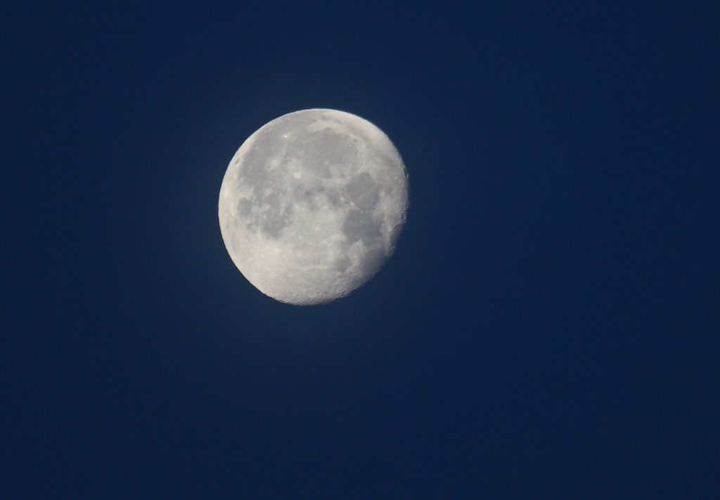 Foto de la Luna tomada desde Arenys de Munt, Barcelona