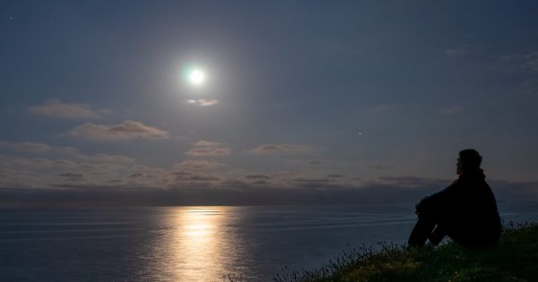 La Luna fotografiada desde Munster, Irlanda