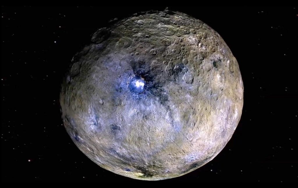 El planeta enano Ceres se contrajo originando grandes fallas