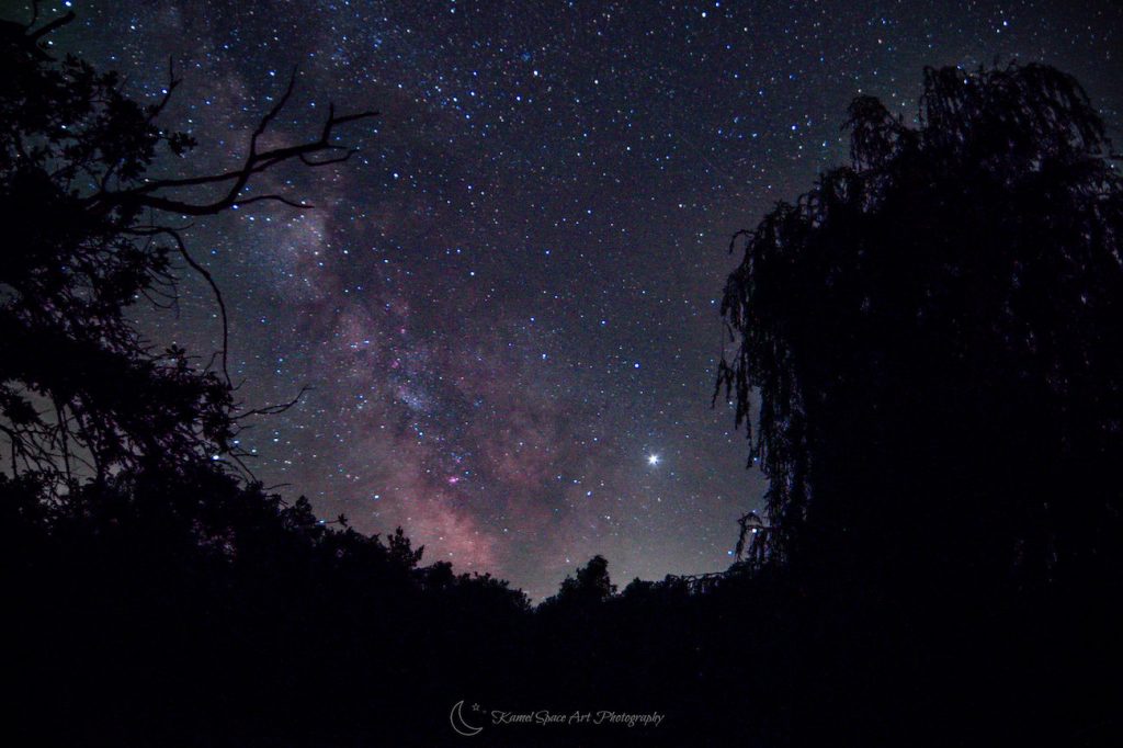 La Vía Láctea fotografiada desde Bouzy-la-Forêt, Francia