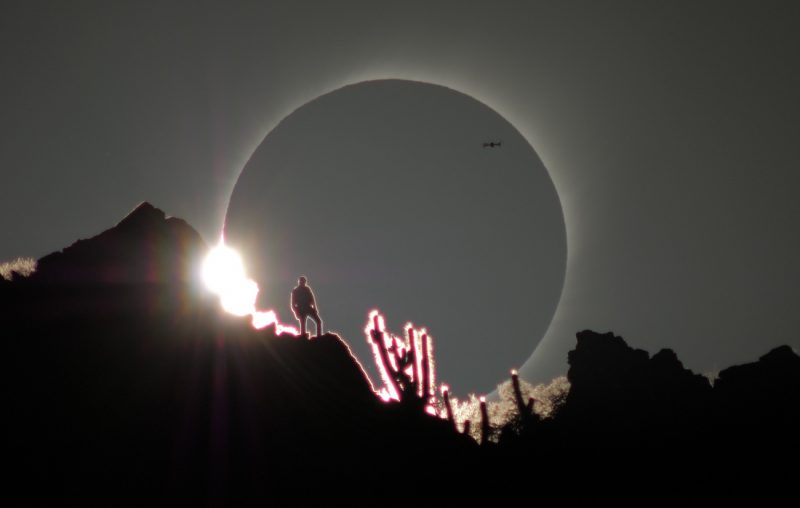 El eclipse total de Sol captado cerca de Vicuña, Chile