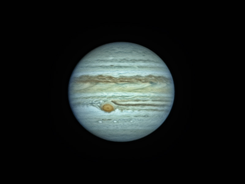 Imagen de Júpiter tomada desde Queensland, Australia