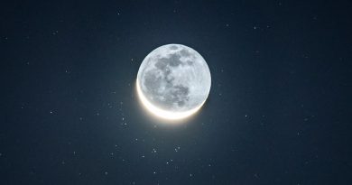 La Luna menguante fotografiada el 28 de agosto de 2019