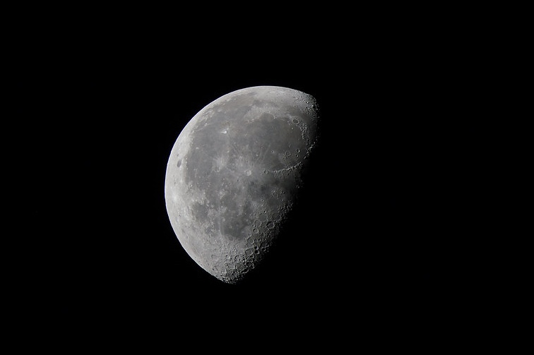 Foto de la Luna tomada desde Florida, Estados Unidos (22-agosto)