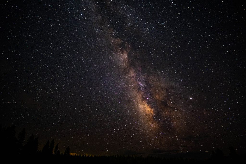 La Vía Láctea fotografiada desde Colorado, Estados Unidos