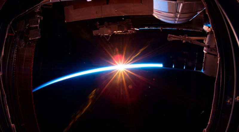 La puesta de Sol fotografiada desde la Estación Espacial Internacional