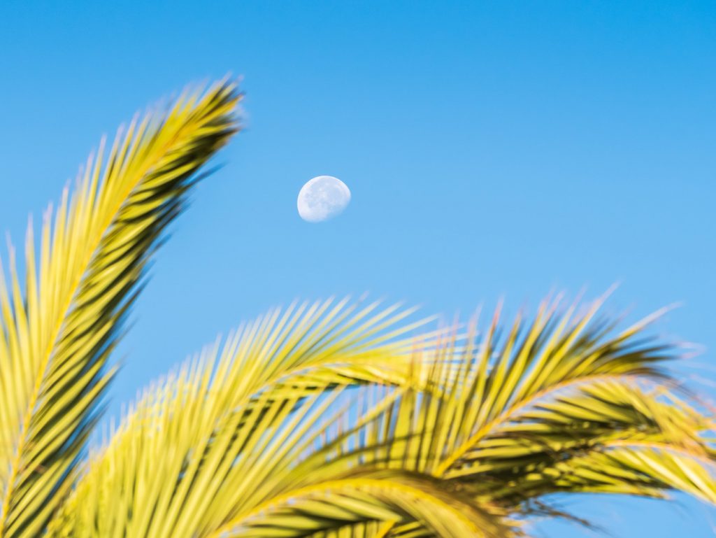 Fotos de la Luna tomadas desde Torremolinos, España