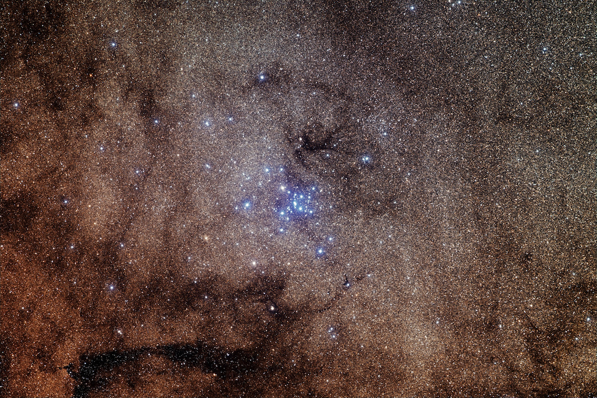 Imagen del cúmulo abierto Messier 7 tomada el 26 de agosto