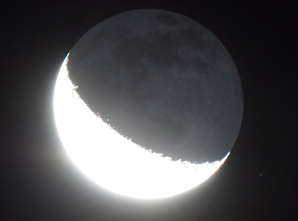 La Luna menguante fotografiada desde Alemania (24-septiembre)