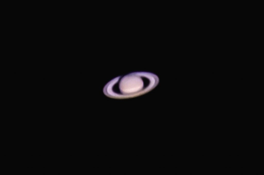 Imagen de Saturno tomada el 17 de septiembre de 2019