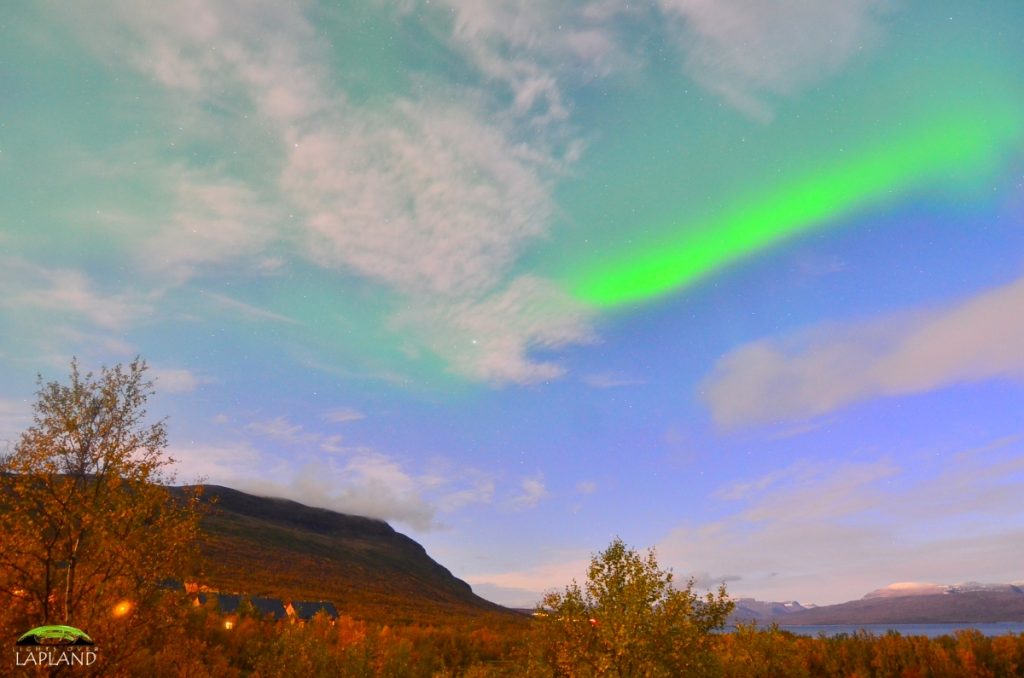 Auroras boreales fotografiadas desde Abisko, Suecia