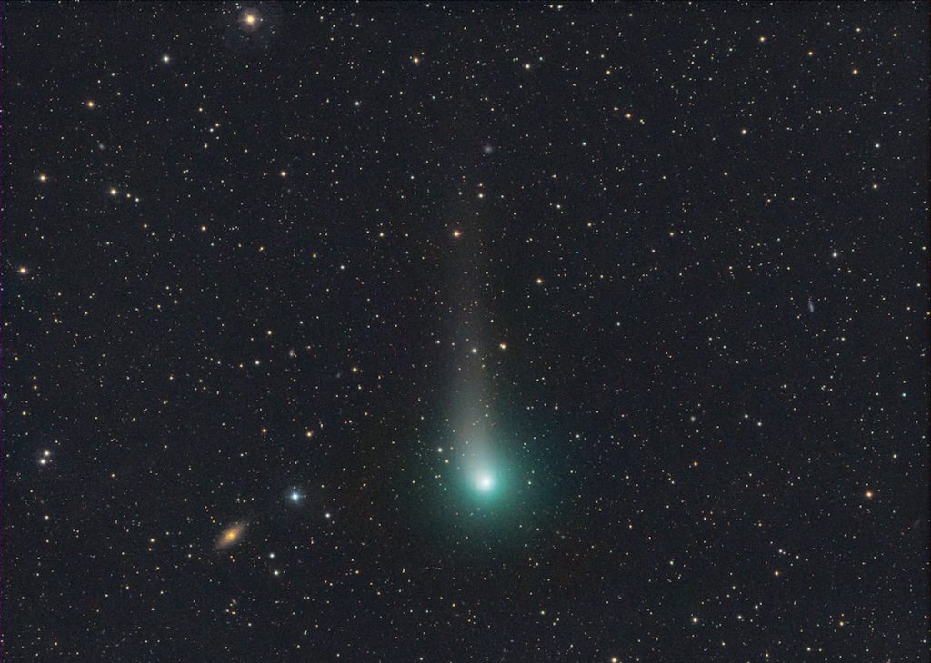 Imagen del Cometa C/2018 W2 (Africano) tomada el 26 de septiembre