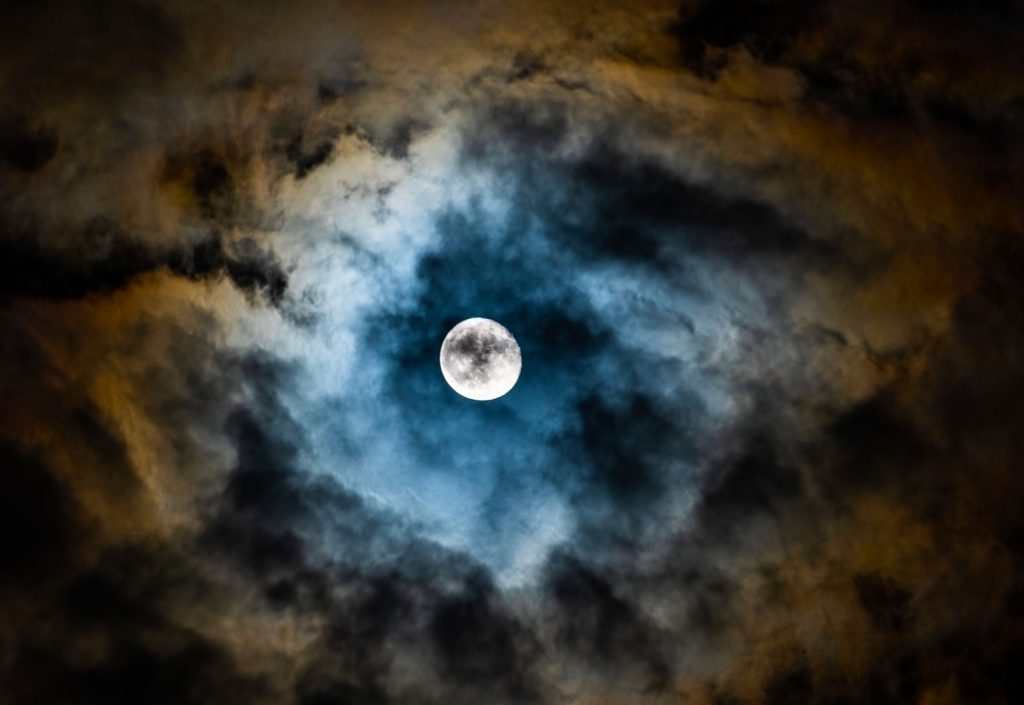 La Luna fotografiada desde Florida, Estados Unidos