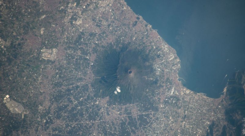 El monte Etna fotografiado desde la Estación Espacial Internacional