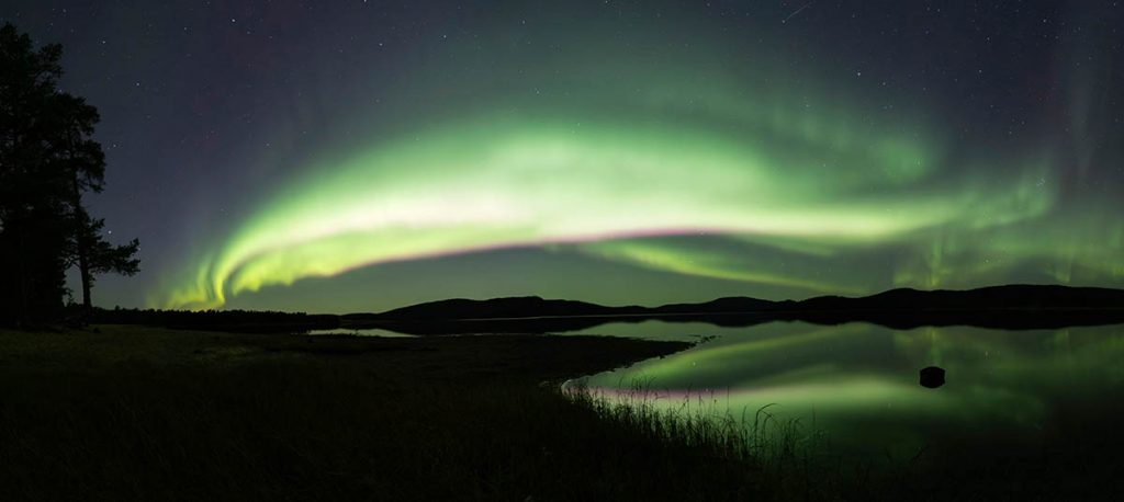 Auroras boreales fotografiadas desde Inari, Finlandia