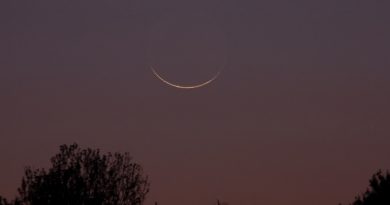 Imagen de la Luna menguante tomada desde Francia
