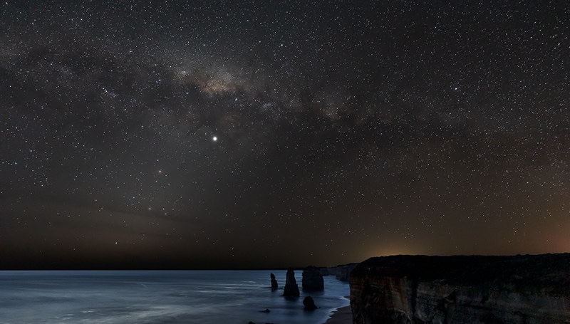La Vía Láctea fotografiada desde Nueva Gales del Sur, Australia