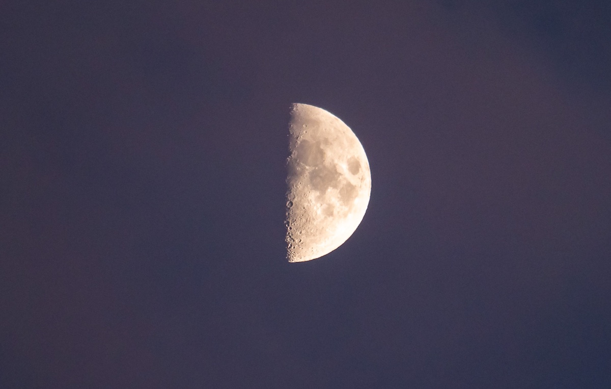 Fotos de la Luna tomadas desde Torremolinos, Málaga