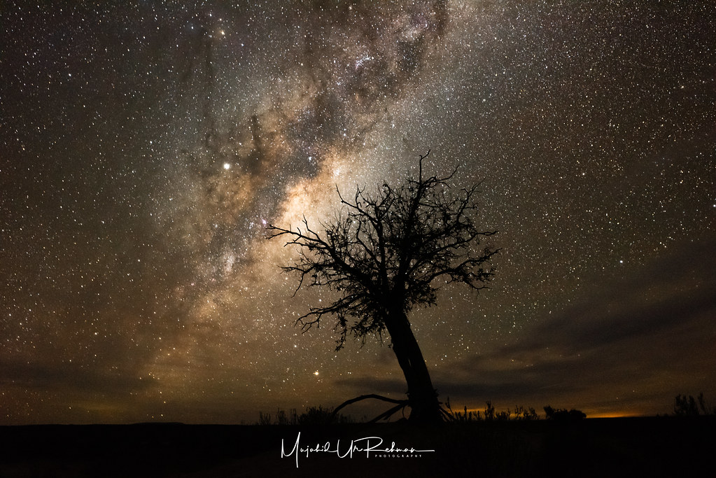La Vía Láctea fotografiada desde Sutherland, Sudáfrica