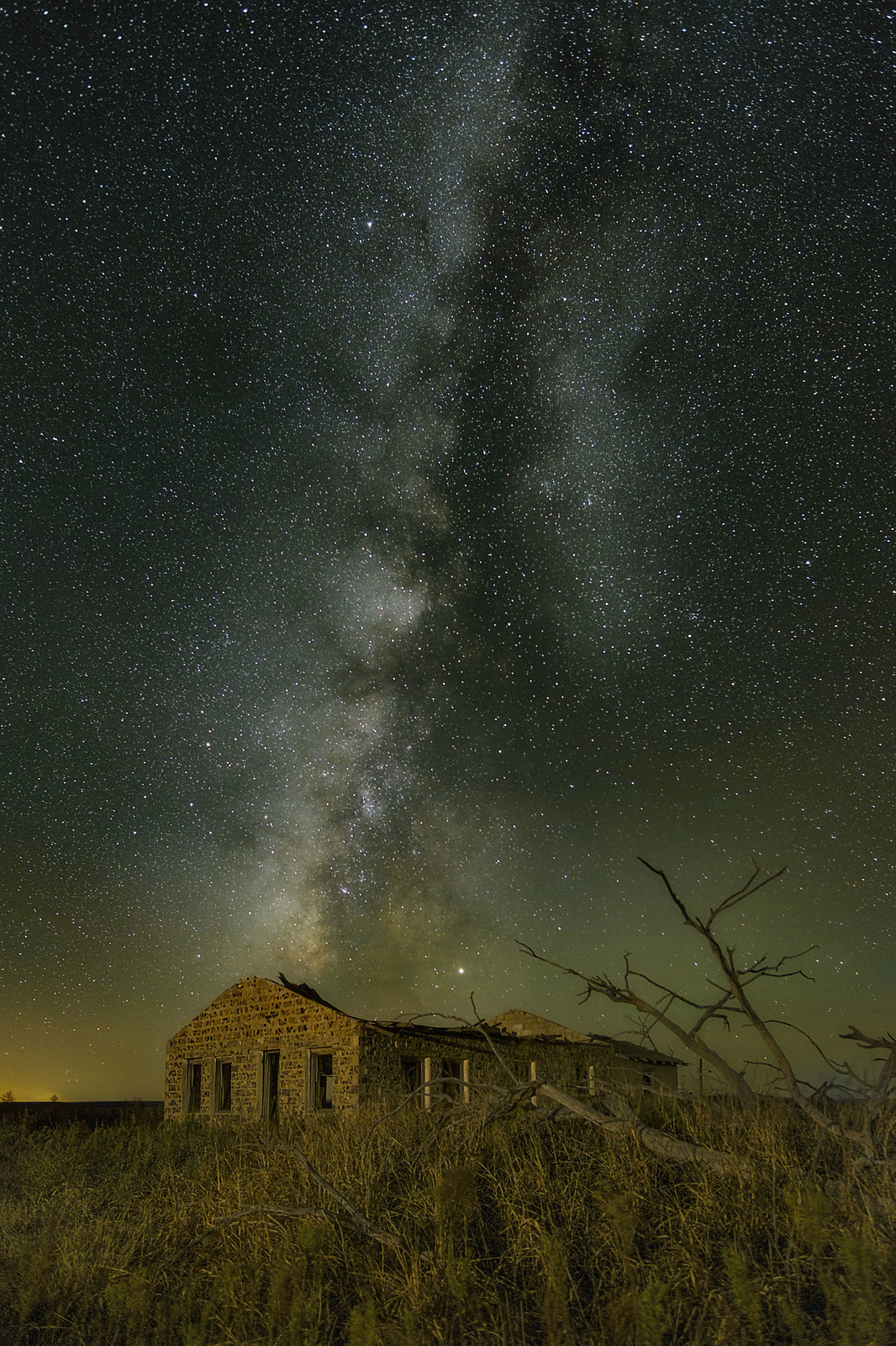 La Vía Láctea fotografiada desde Texas, Estados Unidos